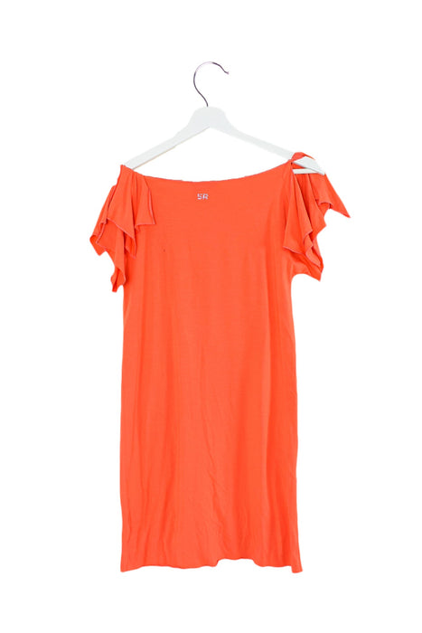 A Orange Sleeveless Dresses from Rykiel Enfant in size 12Y for girl. (Back View)