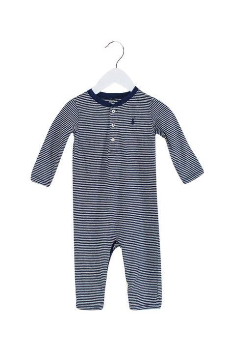 A Navy Jumpsuits from Ralph Lauren in size 6-12M for boy. (Front View)