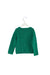 A Green Cardigans from Petit Bateau in size 6T for girl. (Back View)