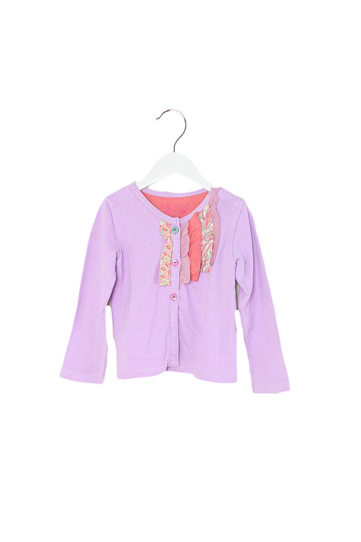 A Pink Cardigans from Ragmart in size 4T for girl. (Front View)
