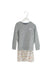 A Grey Long Sleeve Dresses from Polo Ralph Lauren in size 5T for girl. (Front View)
