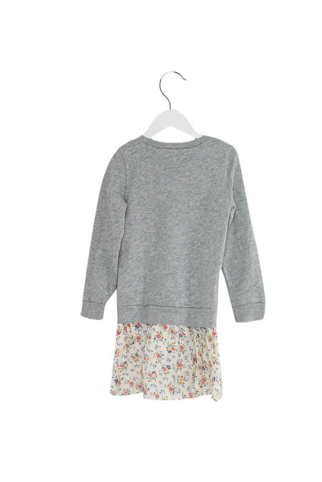 A Grey Long Sleeve Dresses from Polo Ralph Lauren in size 5T for girl. (Back View)