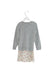 A Grey Long Sleeve Dresses from Polo Ralph Lauren in size 5T for girl. (Back View)