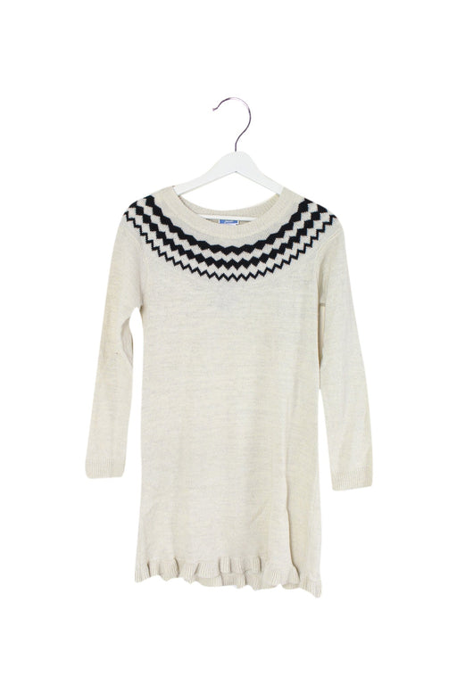 A Ivory Sweater Dresses from Jacadi in size 12Y for girl. (Front View)