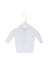 A White Cardigans from Jacadi in size 0-3M for girl. (Front View)