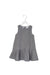 A Grey Sleeveless Dresses from Crewcuts in size 4T for girl. (Front View)