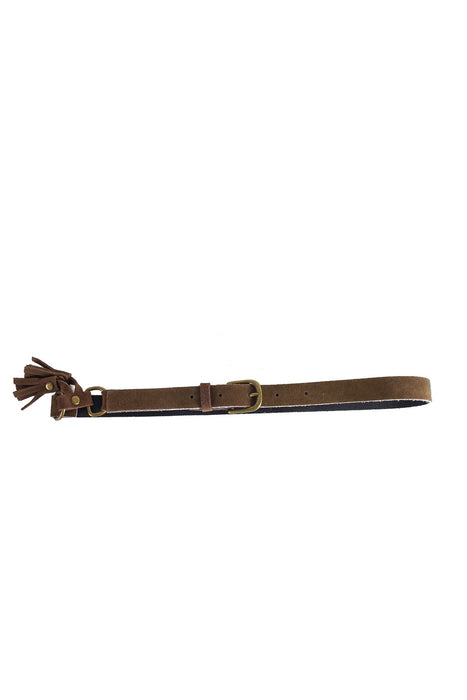A Brown Belts from Jacadi in size 18-24M for girl. (Front View)