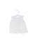 A White Sleeveless Tops from Bonne Mere in size 6T for girl. (Front View)