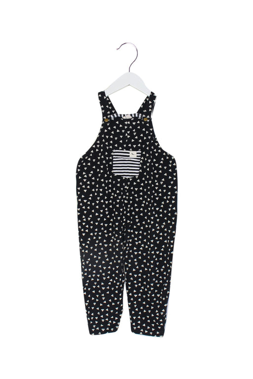 A Black Long Overalls from Turtle Dove London in size 3T for girl. (Front View)