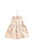 A Gold Sleeveless Dresses from Mamas & Papas in size 6-12M for girl. (Back View)