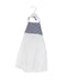 A Navy Sleeveless Dresses from Kingkow in size 8Y for girl. (Front View)