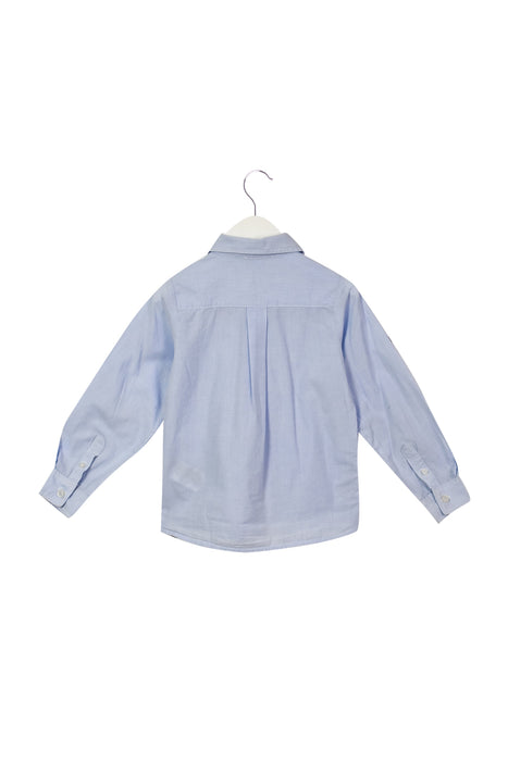 A Blue Shirts from Jacadi in size 4T for boy. (Back View)