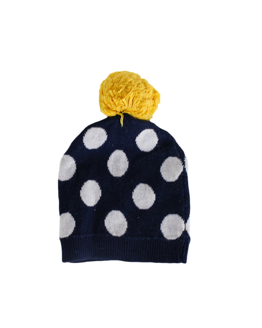 A Navy Beanies from Seed in size Newborn for girl. (Front View)