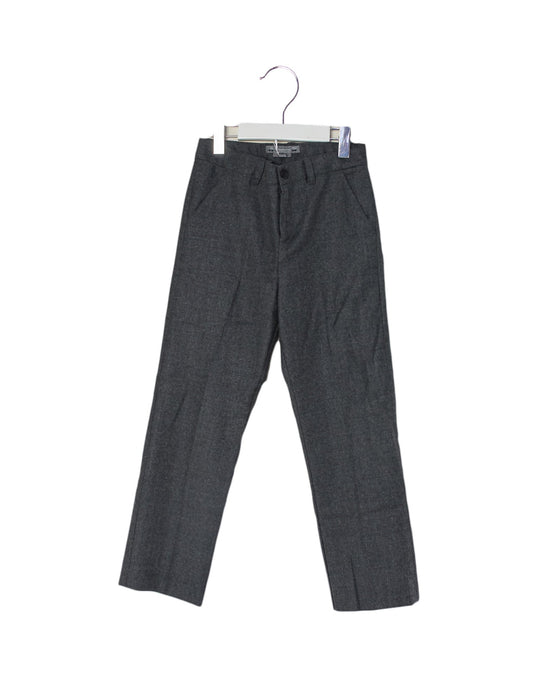 A Grey Dress Pants from Bonpoint in size 6T for boy. (Front View)