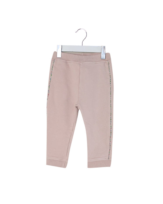 A Pink Sweatpants from Bonpoint in size 3-6M for girl. (Front View)