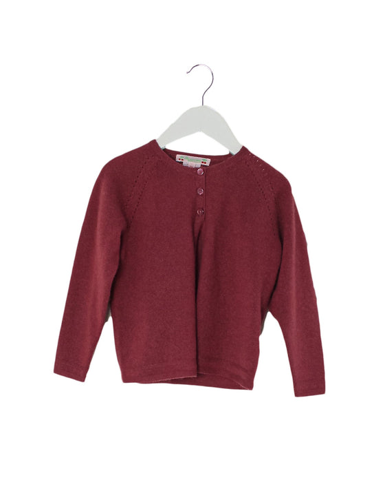 A Purple Cardigans from Bonpoint in size 2T for girl. (Front View)