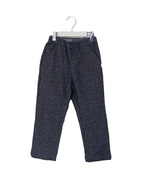 A Navy Casual Pants from Bonpoint in size 4T for boy. (Front View)