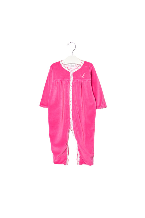 A Pink Long Sleeve Jumpsuits from Kissy Kissy in size 12-18M for girl. (Front View)