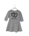 A Grey Sweater Dresses from Moschino in size 4T for girl. (Front View)