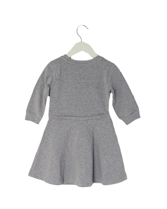 A Grey Sweater Dresses from Moschino in size 4T for girl. (Back View)