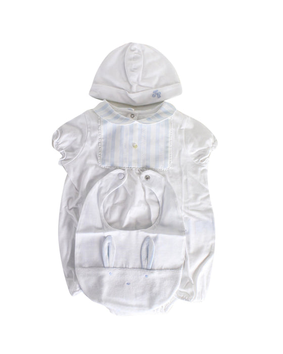 A Blue Gift Sets from Tartine et Chocolat in size 0-3M for boy. (Front View)