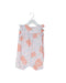 A Pink Sleeveless Rompers from Petit Bateau in size 6-12M for girl. (Front View)