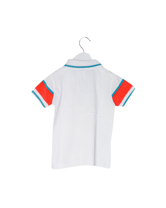 A Blue Short Sleeve Polos from Jacadi in size 3T for boy. (Back View)