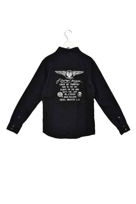 A Black Shirts from Diesel in size 8Y for boy. (Back View)