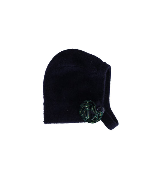 A Navy Winter Hats from Dorfit in size 3-6M for girl. (Front View)