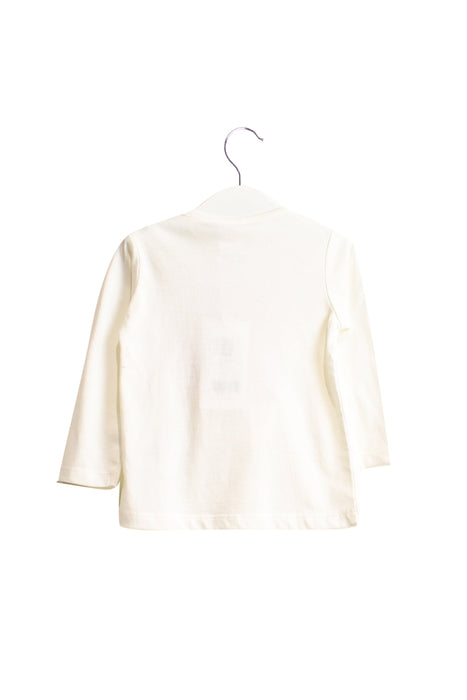 A White Long Sleeve Tops from Seed in size 3-6M for girl. (Back View)