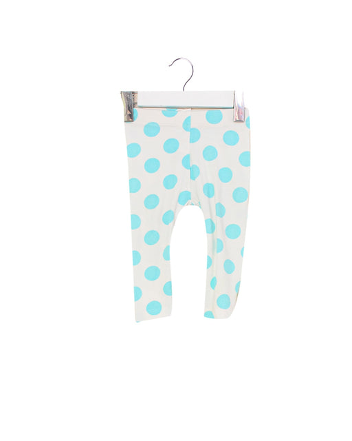 A Blue Leggings from Seed in size 3-6M for girl. (Front View)