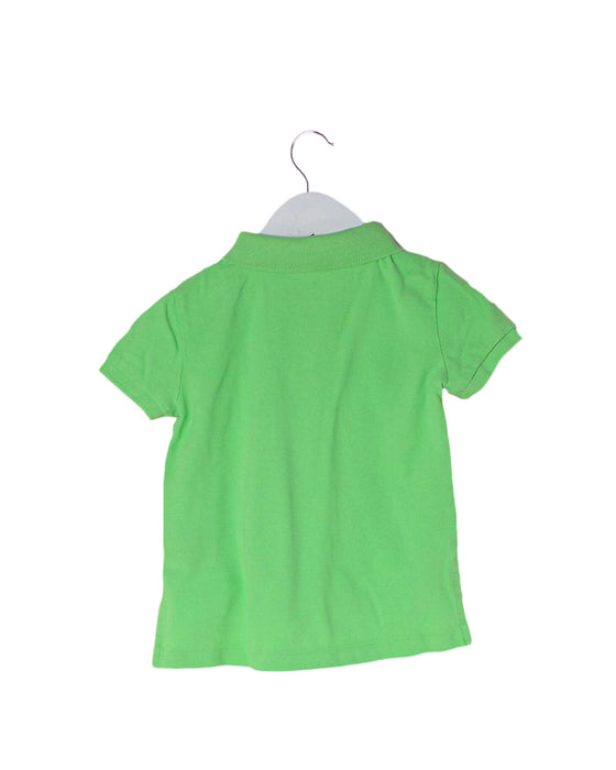 A Green Short Sleeve Polos from Polo Ralph Lauren in size 2T for boy. (Back View)