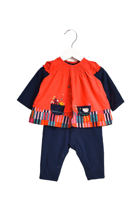 A Multi Long Sleeve Jumpsuits from Catimini in size 3-6M for girl. (Front View)
