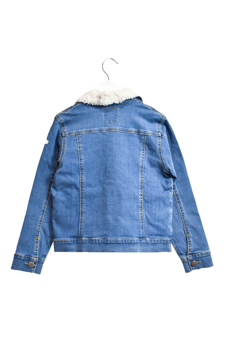 A Blue Lightweight Jackets from 10x10 An Italian Theory in size 6T for girl. (Back View)