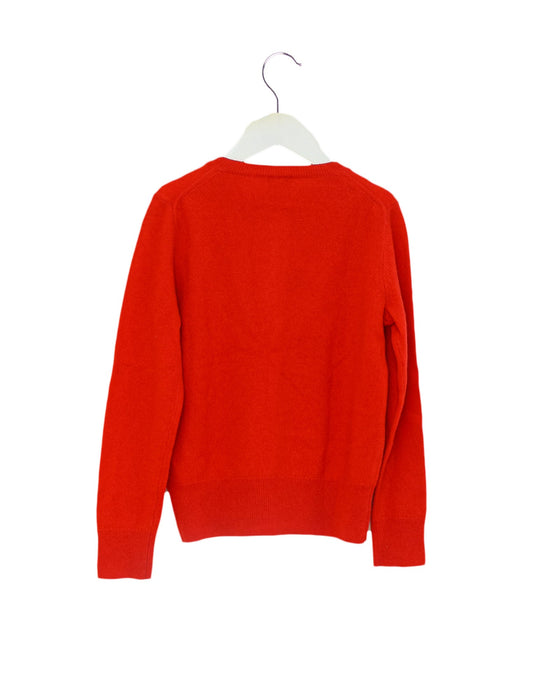 A Red Cardigans from Crewcuts in size 8Y for girl. (Back View)