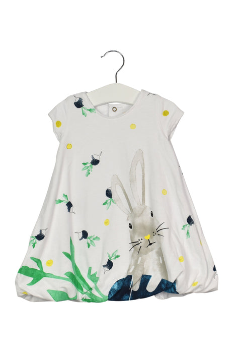 A White Short Sleeve Dresses from Catimini in size 6-12M for boy. (Front View)