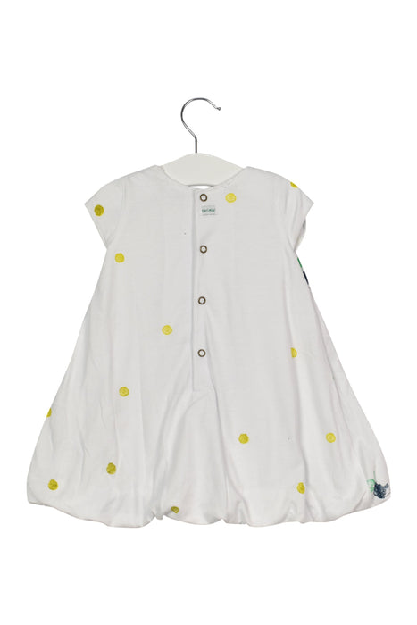 A White Short Sleeve Dresses from Catimini in size 6-12M for boy. (Back View)
