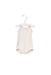A White Bodysuits from Petit Bateau in size 3-6M for girl. (Front View)