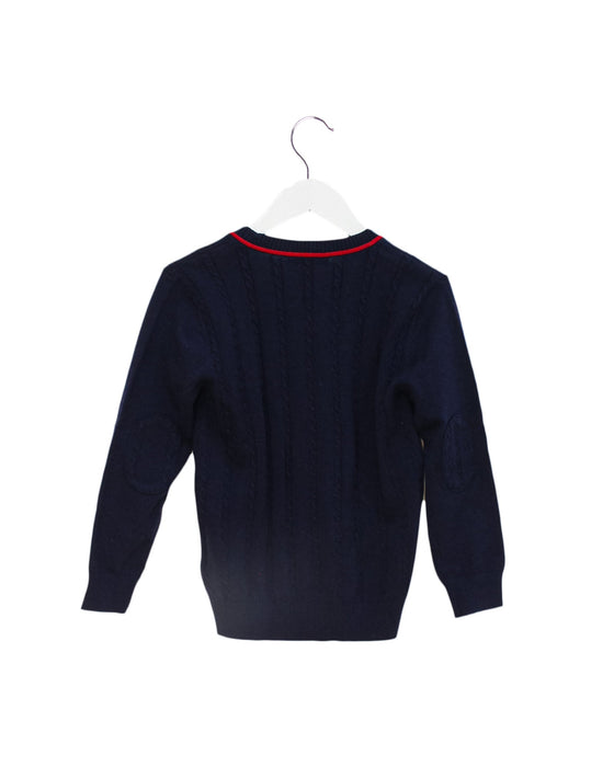 A Navy Cardigans from Nicholas & Bears in size 6T for boy. (Back View)