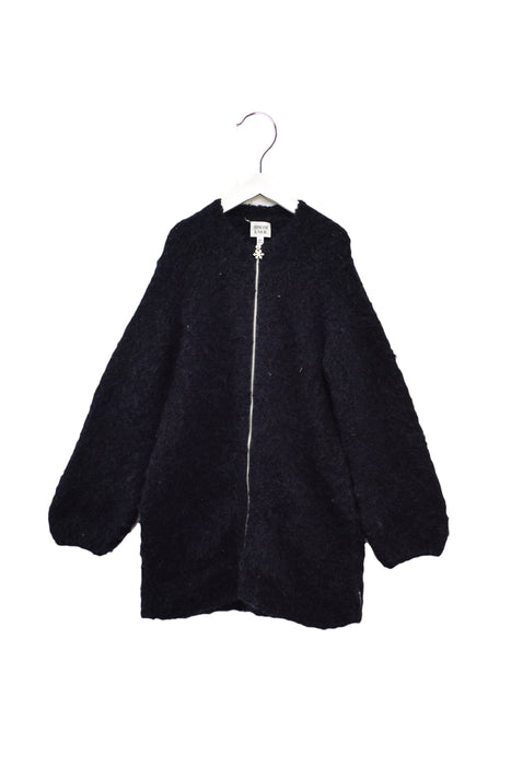 A Navy Cardigans from Armani in size 8Y for girl. (Front View)