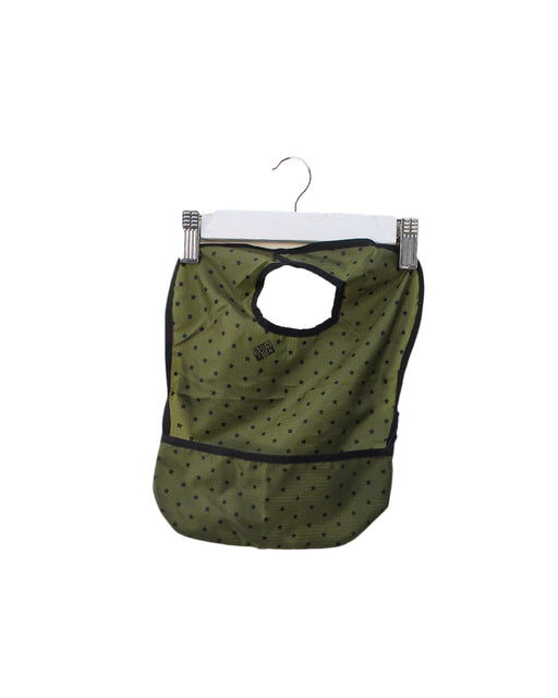 A Green Bibs from Bonton in size O/S for boy. (Front View)