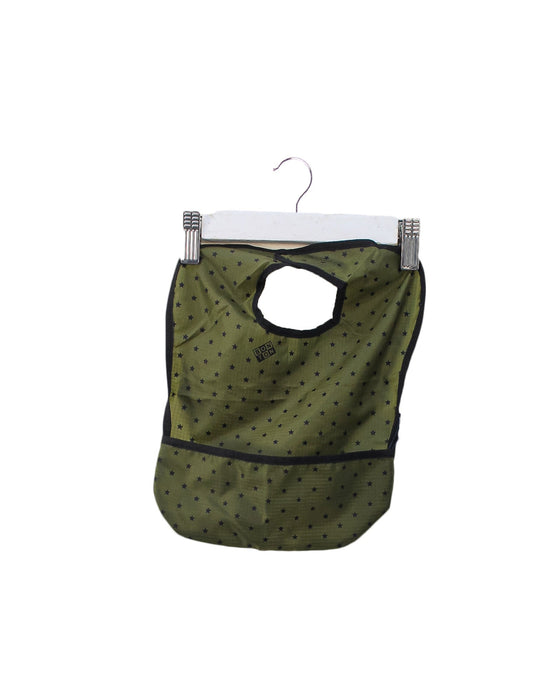 A Green Bibs from Bonton in size O/S for boy. (Front View)