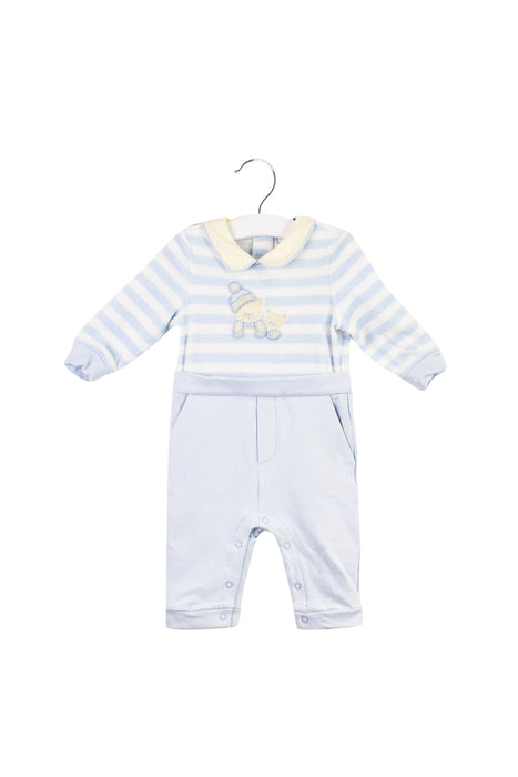A Blue Long Sleeve Jumpsuits from Nicholas & Bears in size 6-12M for boy. (Front View)