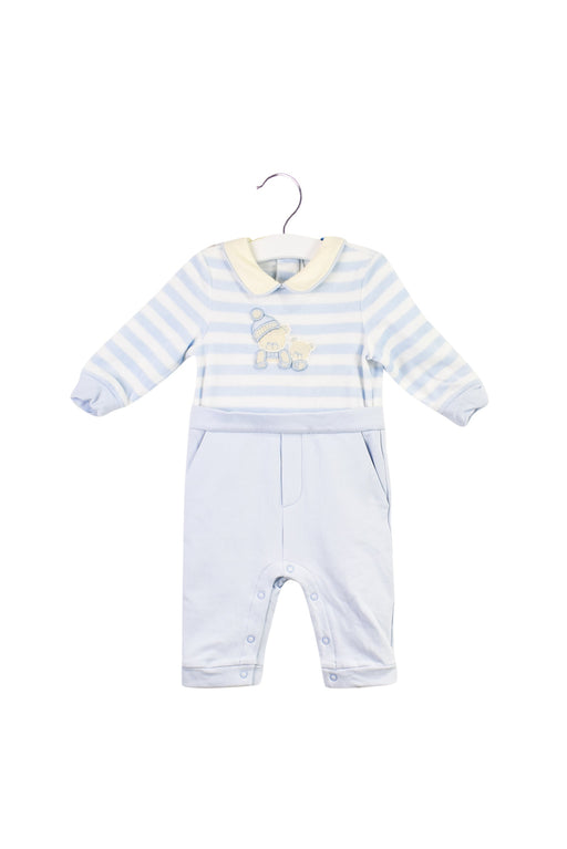 A Blue Long Sleeve Jumpsuits from Nicholas & Bears in size 6-12M for boy. (Front View)