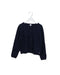 A Navy Cardigans from Petit Bateau in size 10Y for girl. (Front View)