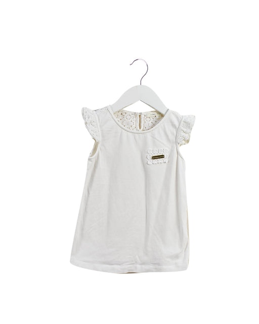 A White Short Sleeve Tops from Nicholas & Bears in size 3T for girl. (Front View)