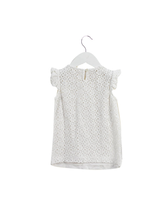 A White Short Sleeve Tops from Nicholas & Bears in size 3T for girl. (Back View)