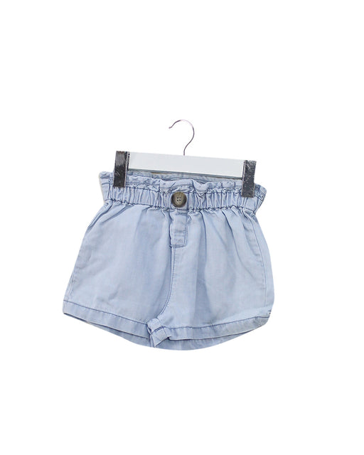 A Blue Shorts from Seed in size 6-12M for boy. (Front View)