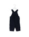 A Navy Long Overalls from Jacadi in size 6-12M for boy. (Front View)