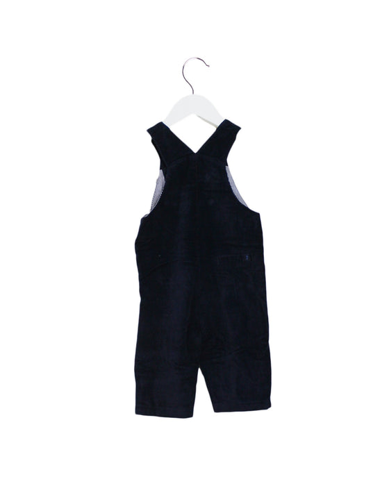 A Navy Long Overalls from Jacadi in size 6-12M for boy. (Back View)